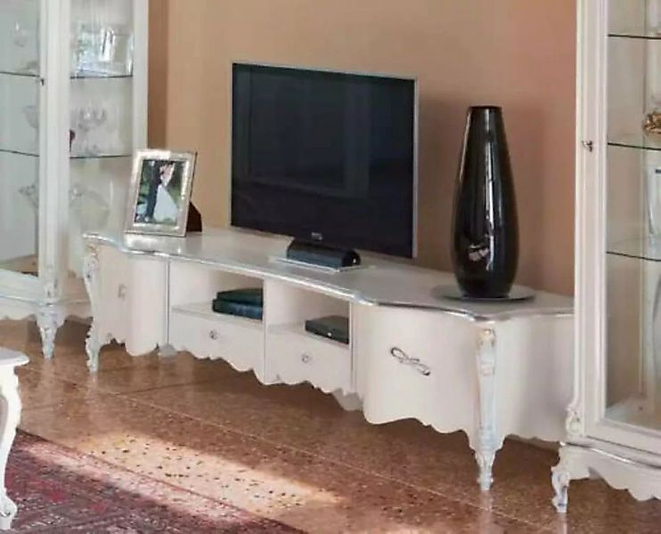 JVmoebel TV-Schrank Luxus TV-Ständer Sideboard Weiß rtv Schrank Wohnzimmer günstig online kaufen