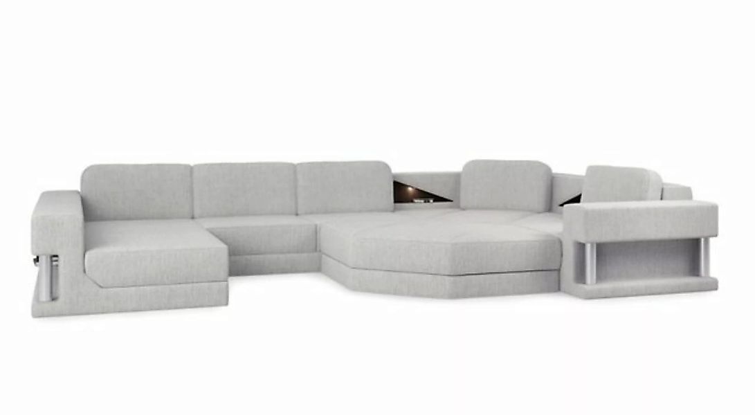 JVmoebel Ecksofa Modern Ecksofa Couch Polster Leder Design Sofa Wohnlandsch günstig online kaufen
