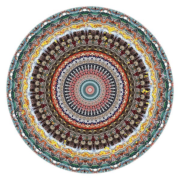 Moooi Carpets - Amsterdam Teppich Ø250cm - mehrfarben/Polyamid mit niedrige günstig online kaufen
