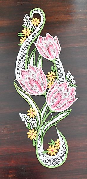 Stickereien Plauen Fensterbild "Frühling" günstig online kaufen
