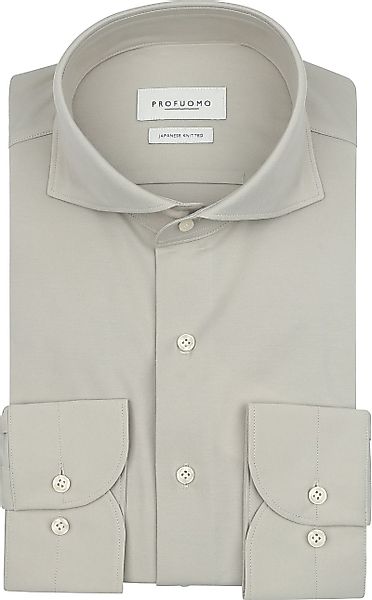 Profuomo Japanese Knitted Hemd Light Green - Größe 44 günstig online kaufen