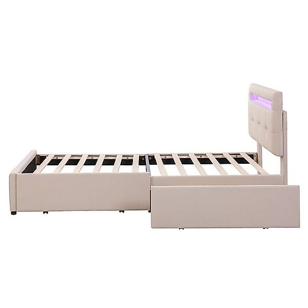 BlingBin Polsterbett Einzelbett Funktionsbett Kinderbett Jugendbett, 90x200 günstig online kaufen