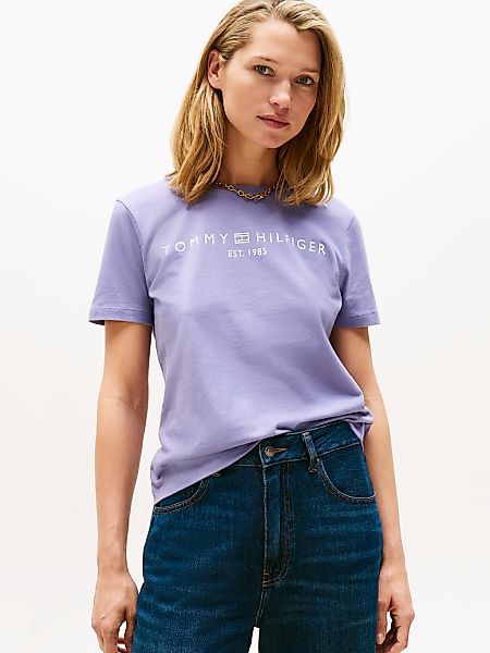 Tommy Hilfiger T-Shirt "REG CORP LOGO C-NK SS", mit Logoschriftzug günstig online kaufen