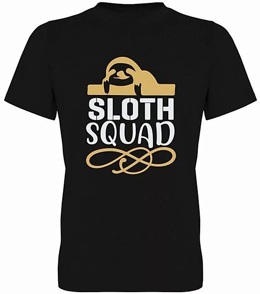 G-graphics T-Shirt Faultier – Sloth Squad Herren T-Shirt, mit trendigem Fro günstig online kaufen