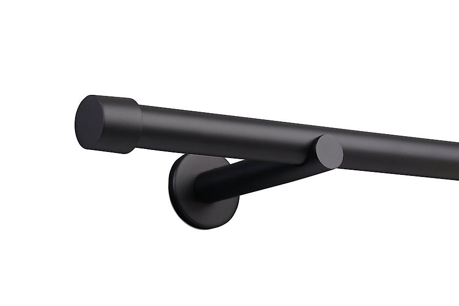 Deco-Raum Gardinenstange Kappe, Ø 25 mm, 1-läufig, Wunschmaßlänge, kürzbar, günstig online kaufen