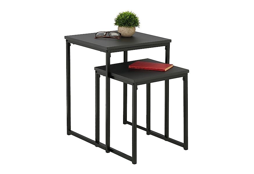 relaxdays Beistelltisch 2er Set (2er Set), A günstig online kaufen