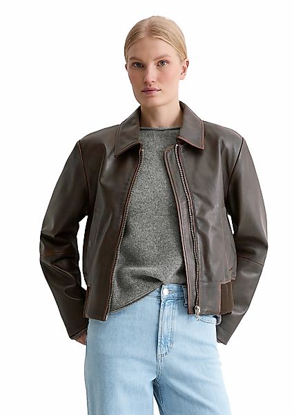 Marc OPolo Lederjacke "aus softem Lammleder in Vintage-Optik" günstig online kaufen