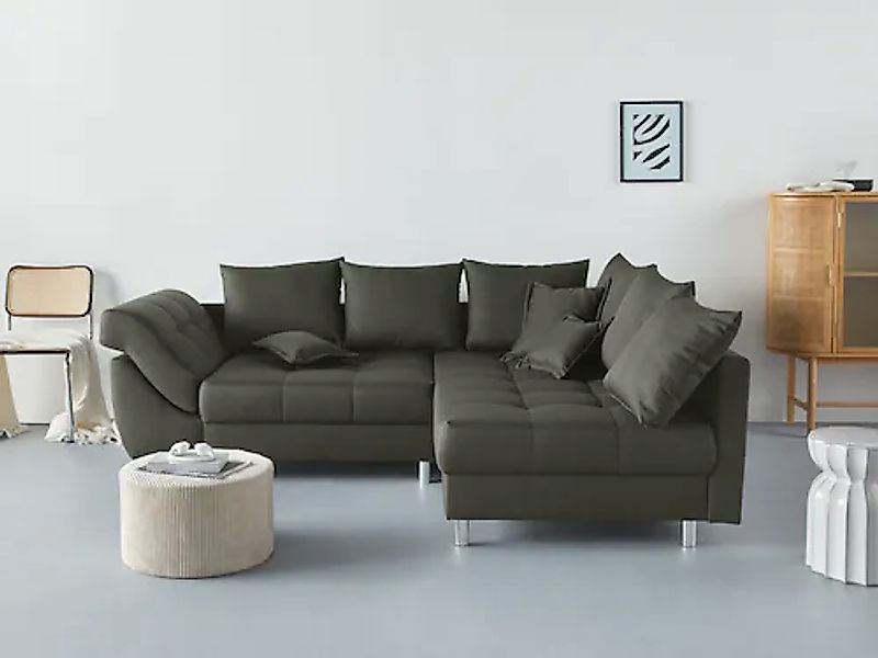 COLLECTION AB Ecksofa »Innsbruck L-Form« inklusive Federkern, Recamiere lin günstig online kaufen