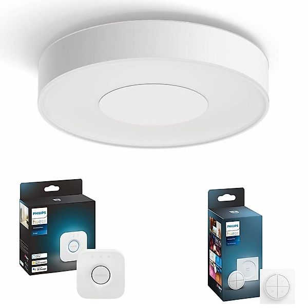 Philips Hue Bluetooth White & Color Ambiance LED Deckenleuchte Infuse in We günstig online kaufen