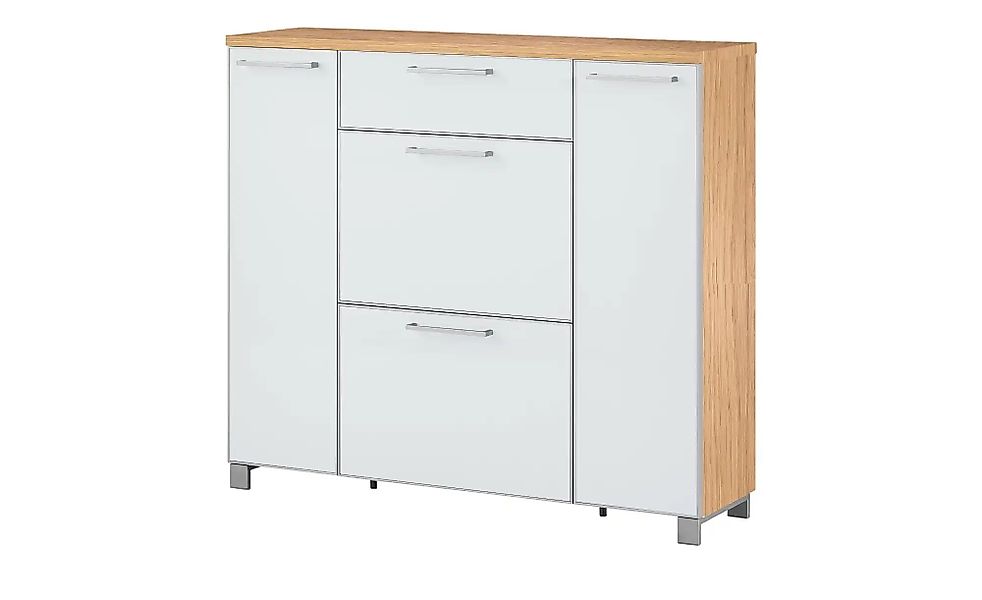 Schuhschrank  Duna ¦ weiß ¦ Maße (cm): B: 121 H: 108 T: 31.0 Garderoben & K günstig online kaufen