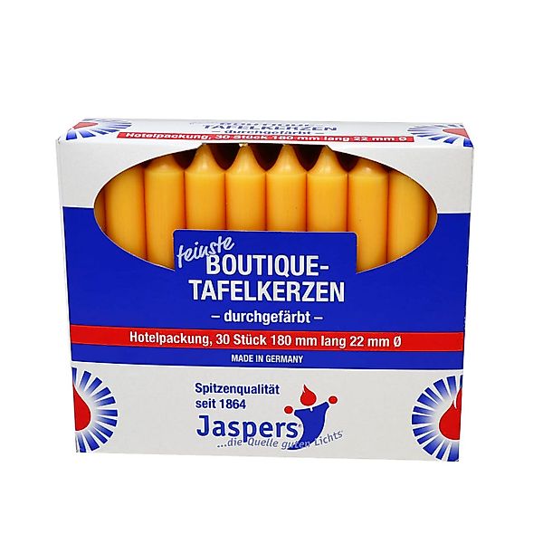 Jaspers Kerzen Tafelkerze Boutique-Kerzen Hotelpackung sahara günstig online kaufen