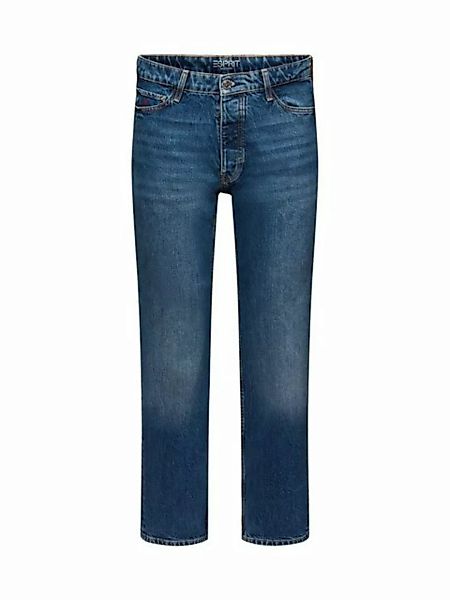 Esprit Straight-Jeans Lockere Retro-Jeans mit mittlerer Bundhöhe günstig online kaufen