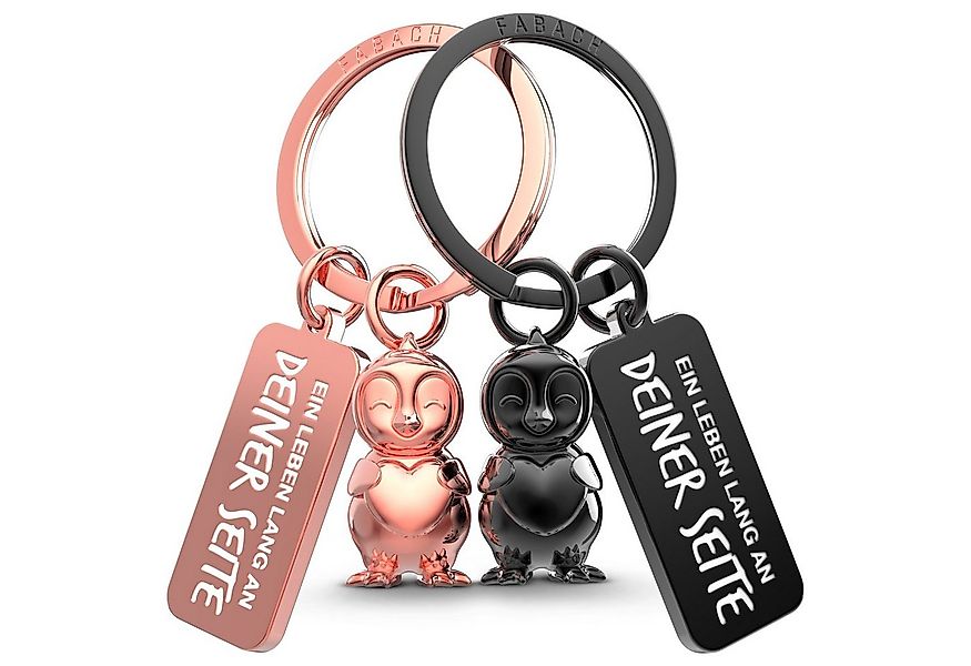 FABACH Schlüsselanhänger Partneranhänger Frosty mit Herz - Pinguin Schlüsse günstig online kaufen