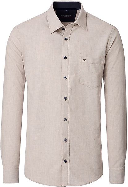 Casa Moda Freizeithemd Structure Beige - Größe L günstig online kaufen