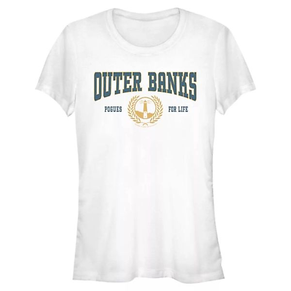 Netflix - Outer Banks - Logo Collegiate - Frauen T-Shirt günstig online kaufen