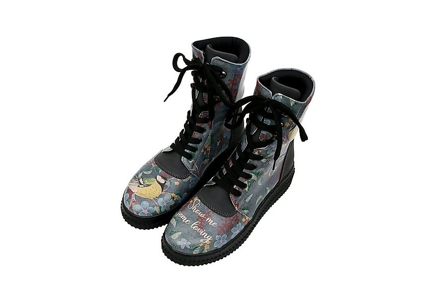 DOGO Future High Top Boots Show Me Some Loving Damen Stiefeletten Schnürboo günstig online kaufen