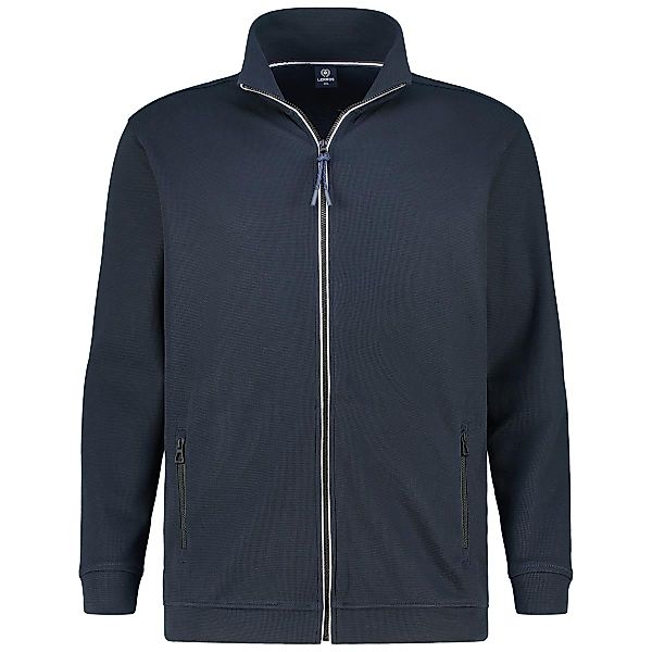 Lerros Sweatjacke aus Baumwolle Farbe blau Größe: 4XL günstig online kaufen