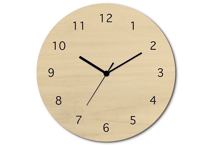 Artland Wanduhr Ewige Einfachheit (wahlweise mit Quarz- oder Funkuhrwerk, l günstig online kaufen