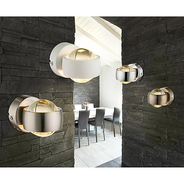 Globo LED-Wandleuchte RANDI Nickel matt günstig online kaufen