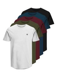 Jack & Jones Rundhalsshirt "JPRBLABRODY im 5er-Pack, mit Logodruck, Rundhal günstig online kaufen