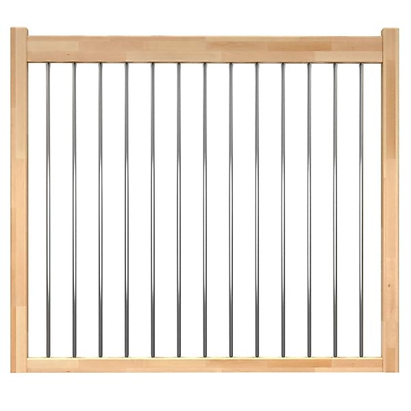Dolle Brüstungsgeländer zu Raumspartreppe Lyon Buche Metallstäbe 2 m FSC® günstig online kaufen