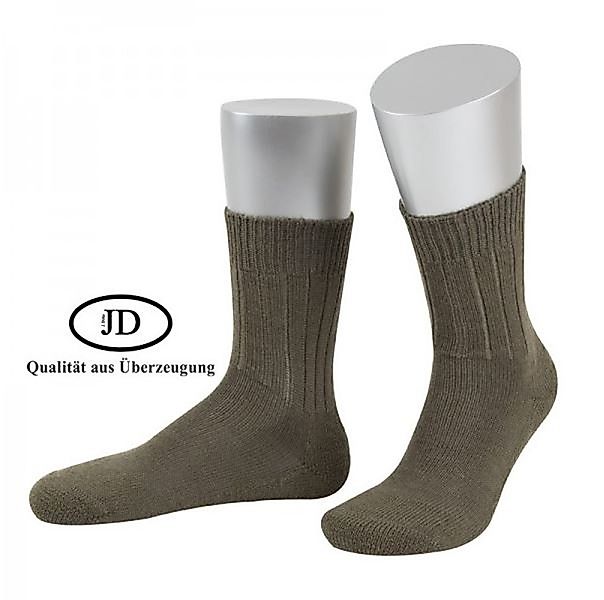 JD J. Dirks Socken JD Bundeswehrsocken mit Plüschsohle, oliv (1-Paar) günstig online kaufen
