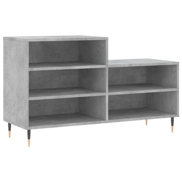 vidaXL Schuhregal Schuhregal Betongrau 102x36x60 cm günstig online kaufen