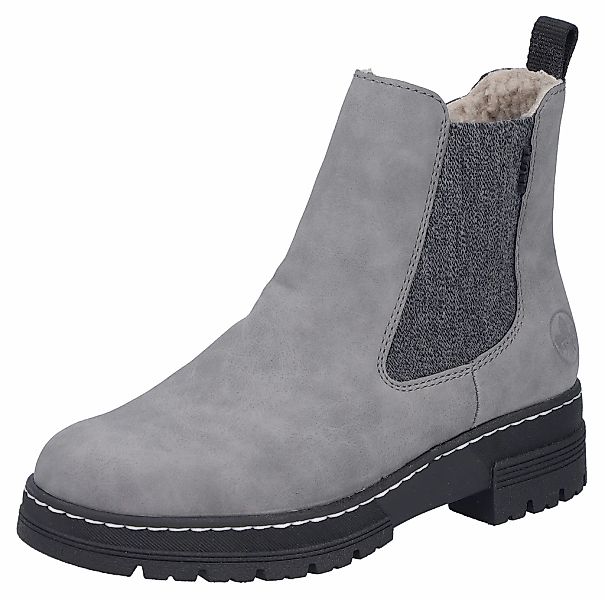 Rieker Chelseaboots, Winterstiefelette, Winterboots, Blockabsatz, mit Stret günstig online kaufen
