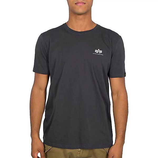 Alpha Industries Basic Small Logo Kurzärmeliges T-shirt 3XL Iron Grey günstig online kaufen