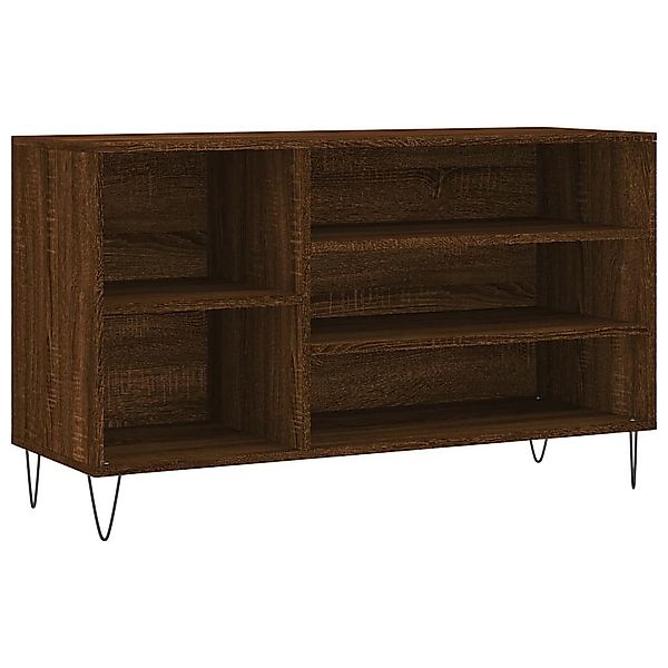 vidaXL Schuhregal Schuhregal Braun Eichen-Optik 102x36x60 günstig online kaufen
