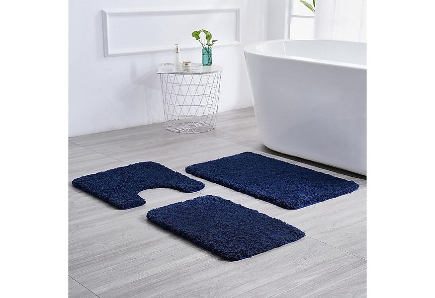 Sentidos Badematte badteppich rutschfest Eleganter Badezimmerteppich, Höhe günstig online kaufen