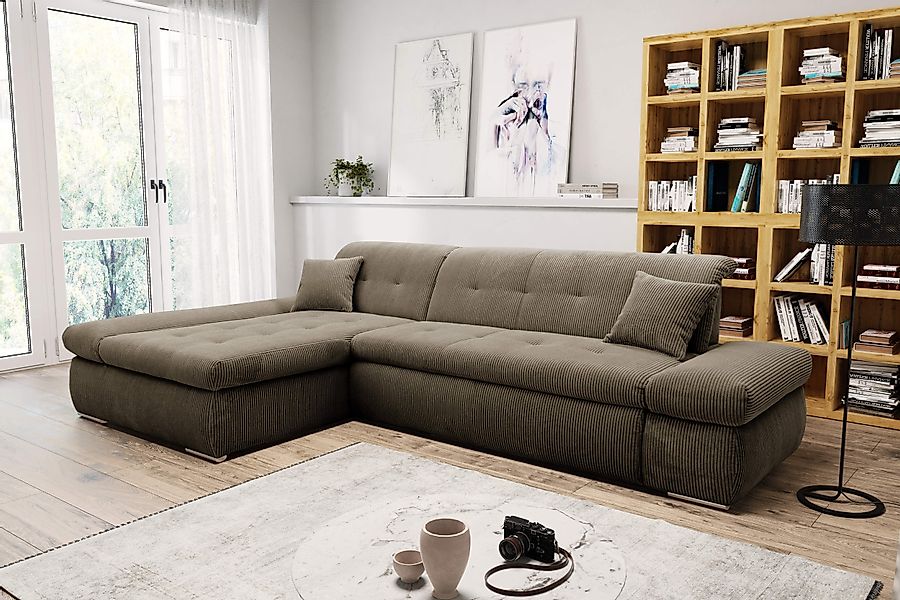 DOMO collection Ecksofa Moric, L-Form, XXL-Sofa günstig online kaufen