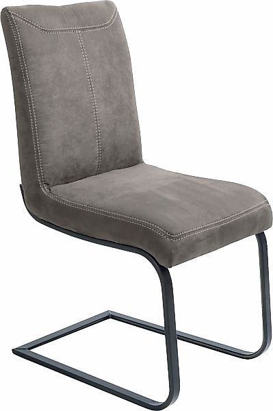 K+W Komfort & Wohnen Freischwinger "Floyd", Microfaser 520, Kontrastnaht, F günstig online kaufen
