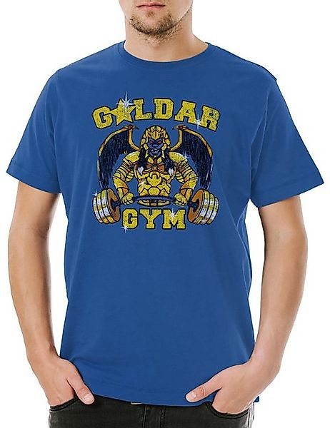 Urban Backwoods Print-Shirt Urban Backwoods Goldar Power Gym Herren T-Shirt günstig online kaufen