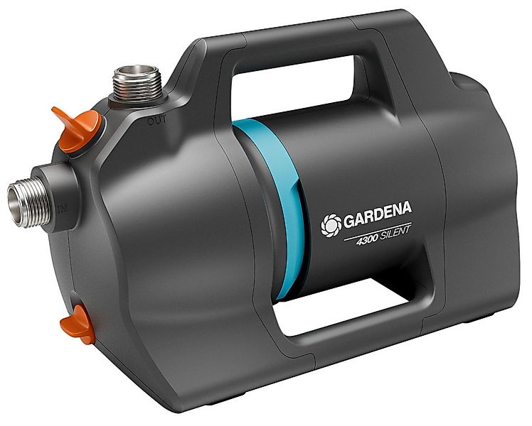 GARDENA Gartenpumpe 4300 Silent, ideal für ambitionierte Einsteiger, 4300 l günstig online kaufen