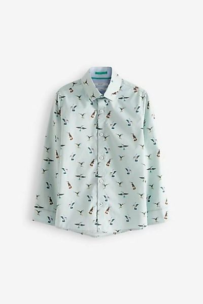 Next Langarmhemd Hemd mit Print (1-tlg) günstig online kaufen