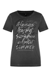 SOCCX Kurzarmshirt mit Pailletten-Schriftzug günstig online kaufen