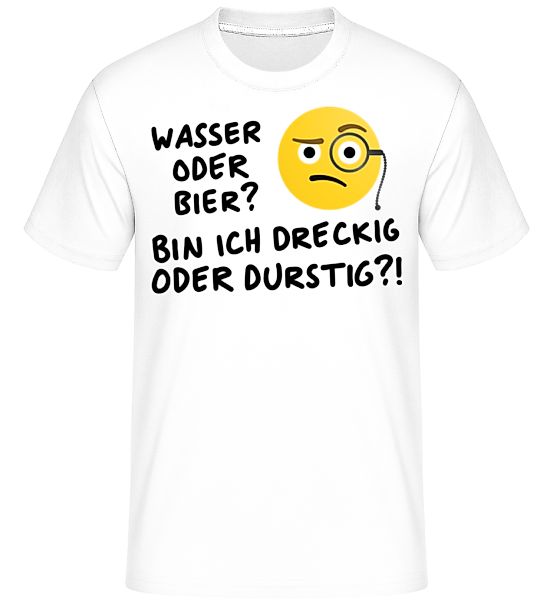 Wasser Oder Bier · Shirtinator Männer T-Shirt günstig online kaufen