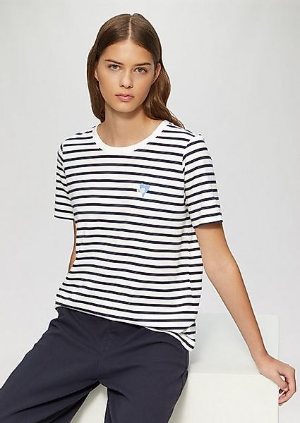 s.Oliver Kurzarmshirt Gestreiftes T-Shirt im Relaxed günstig online kaufen
