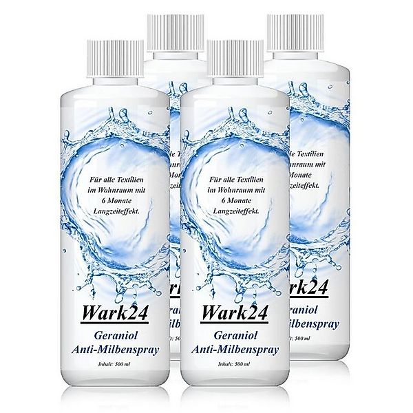 Wark24, Wasserbett Wark24 Geraniol Anti-Milbenspray 500ml - Für alle Textil günstig online kaufen