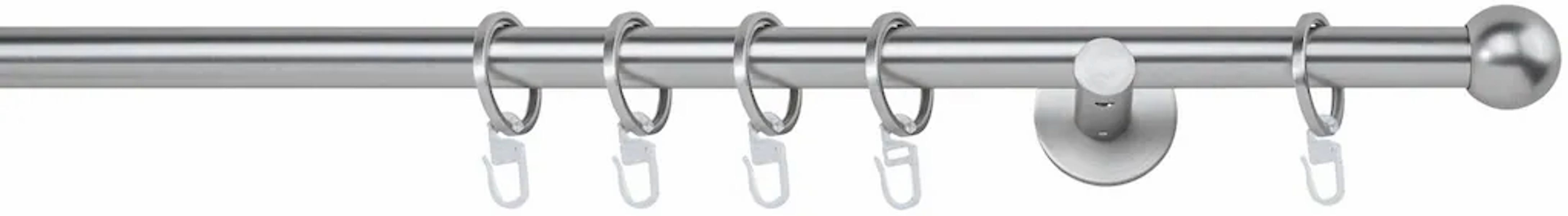 mydeco Gardinenstange "20mm Ball Wandträger 6,5 cm" 1 läufig-läufig Fixmaß günstig online kaufen