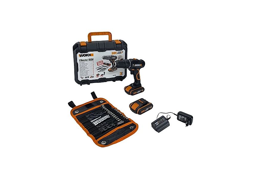 Worx Akku-Schlagschrauber WT351 Akku Bohrmaschine 20V Power Shark Akkuschra günstig online kaufen