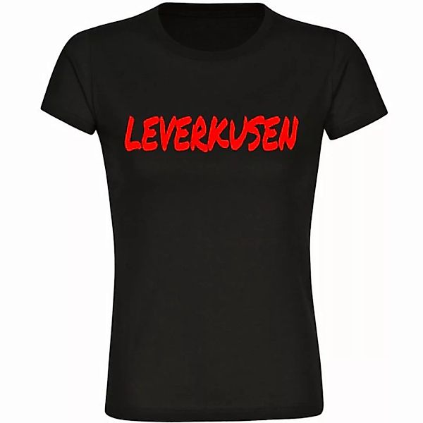 multifanshop T-Shirt Damen Leverkusen - Textmarker - Frauen günstig online kaufen