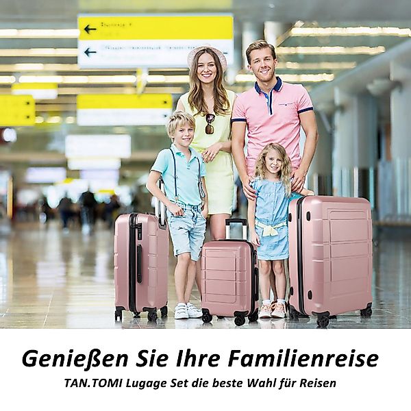 TAN.TOMI Handgepäckkoffer Trolley Hartschalenkoffer Hard Shell günstig online kaufen