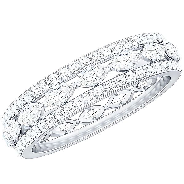 Jumpeak Diamantring Diamant Ring Damen, Labordiamant, günstig online kaufen