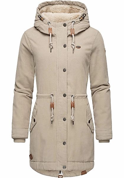 Ragwear Winterjacke "Canny Corduroy", mit Kapuze, stylischer Damen Cordmant günstig online kaufen