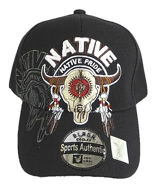 Westernlifestyle Baseball Cap Skull Longhorn bestickt günstig online kaufen