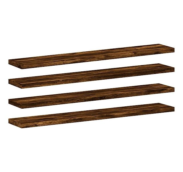 vidaXL Wandregal, Regale 4 Stk. Räuchereiche 60x10x1,5 cm Holzwerkstoff günstig online kaufen