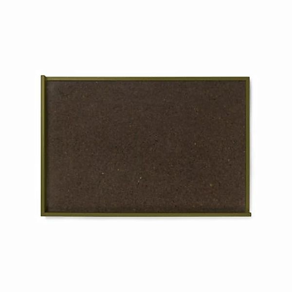 Memo board Kant kork grün / Kork - 96 x 63 cm - Ferm Living - Grün günstig online kaufen