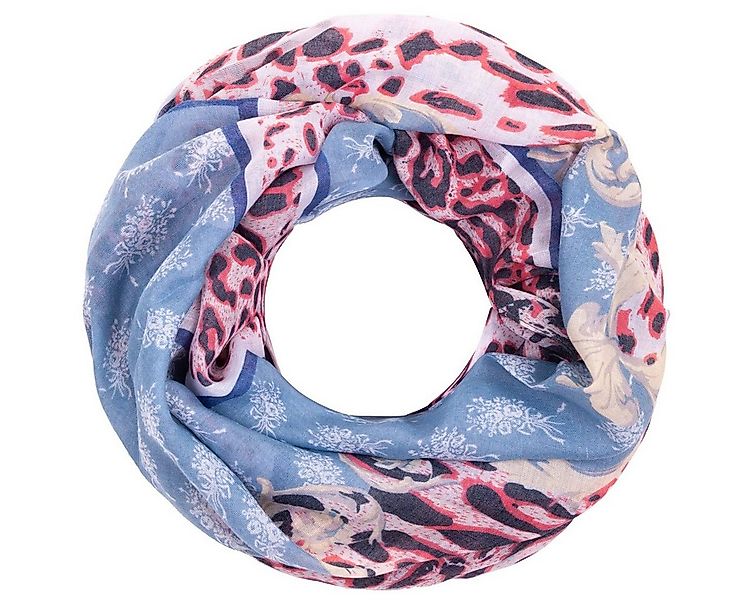 Faera Loop, Damen Schal italienisches Leopardenmuster weich leicht Loop Run günstig online kaufen